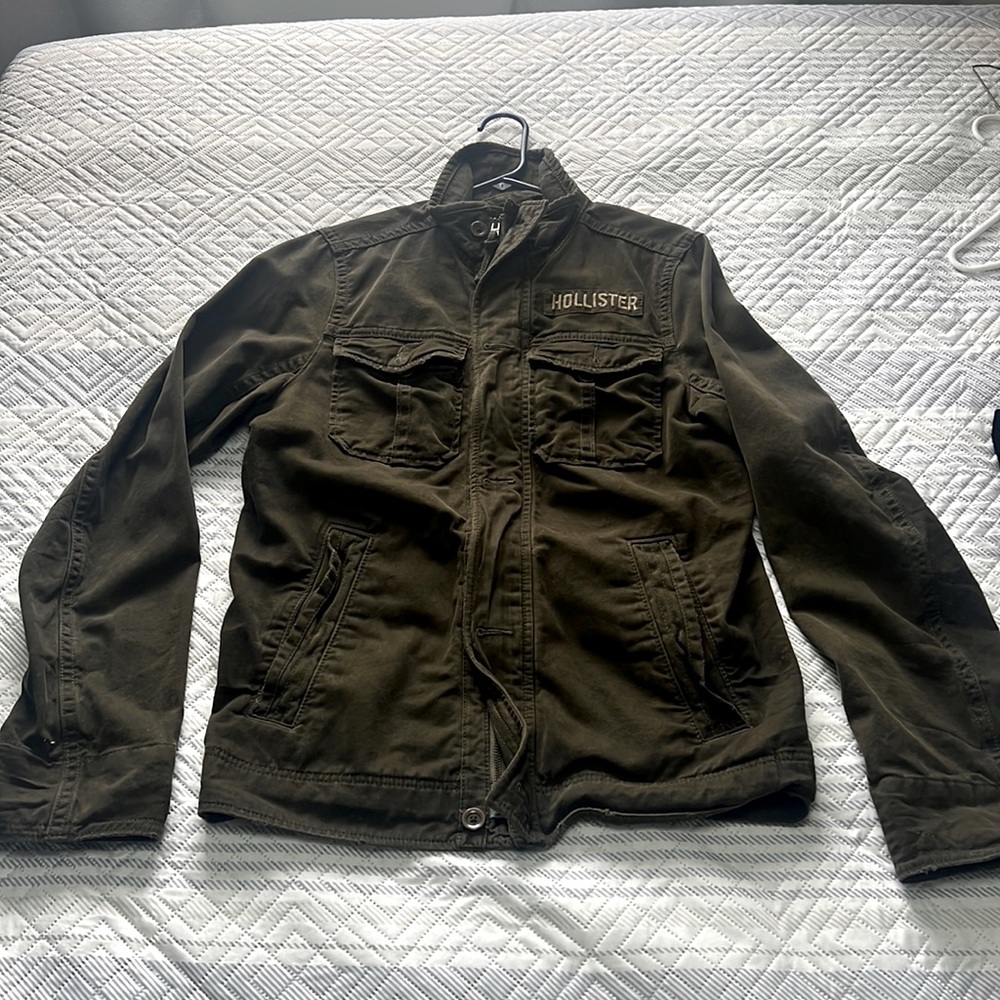 Hollister Olive Green Men's Jacket